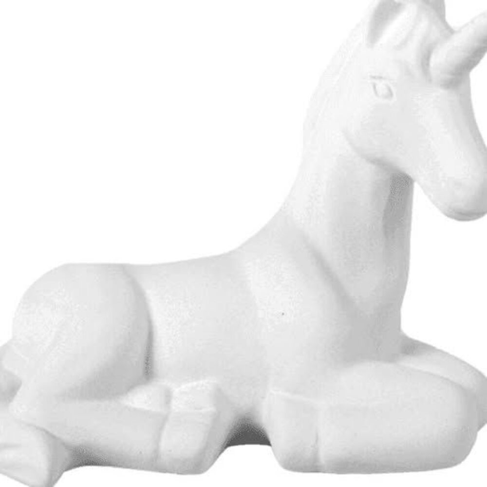 6 Pack - BISQUE IMPORTS FIGURINES LILY THE UNICORN - Ready to Paint - No Firing